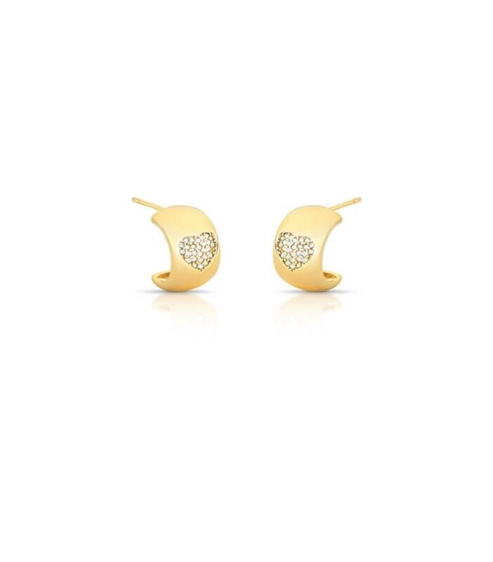 Meia Argola com Coração