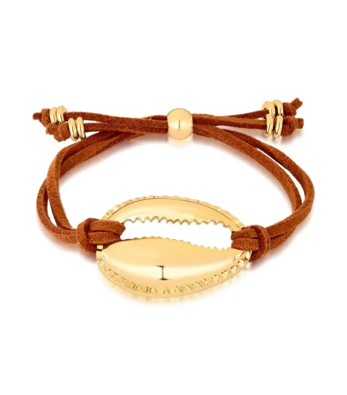 Pulseira em Camurça de Búzios