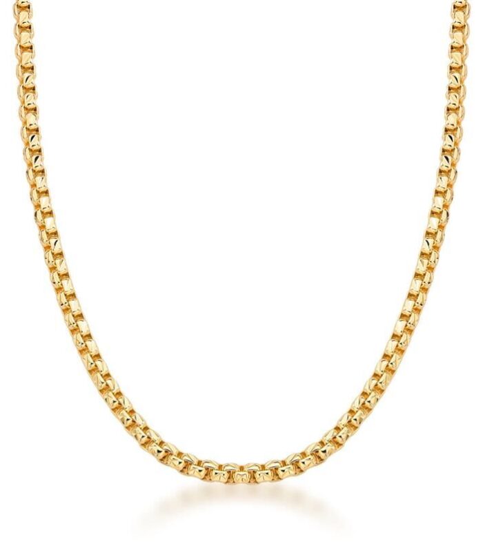 Colar com Elos Quadrados