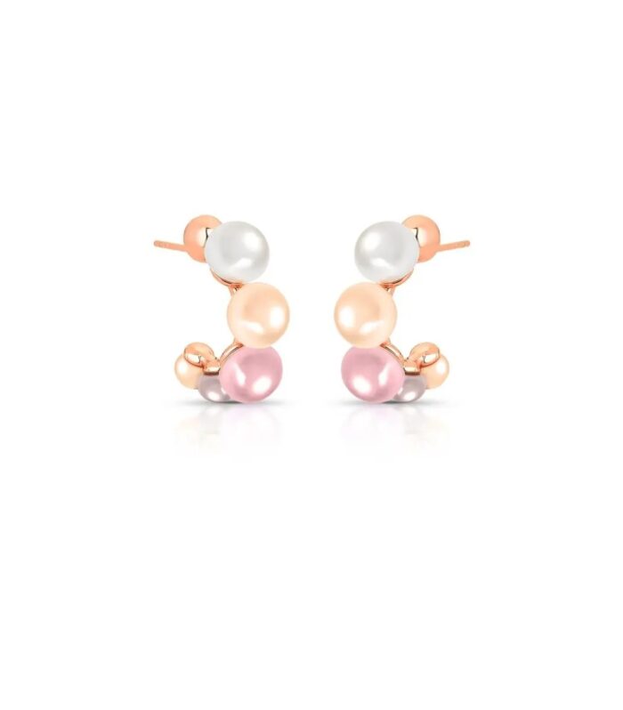 Meia Argola com Pérolas Shell