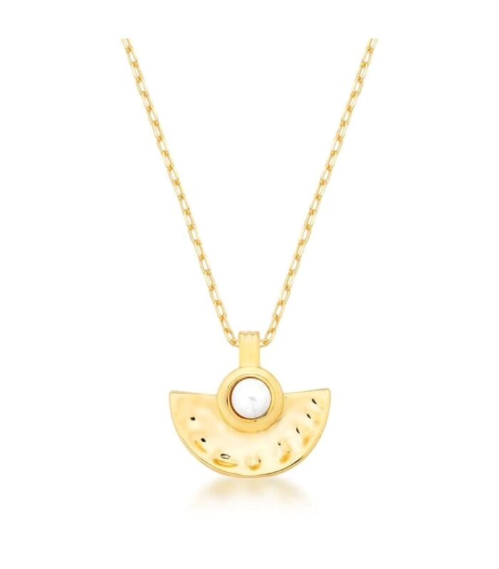 Colar Leque Pérola Shell