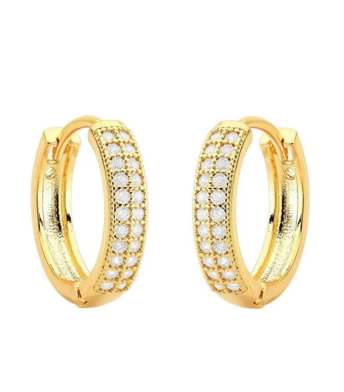 Mini Argola Cravejada