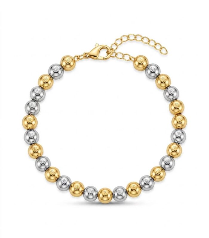 Pulseira em Esferas Lisas